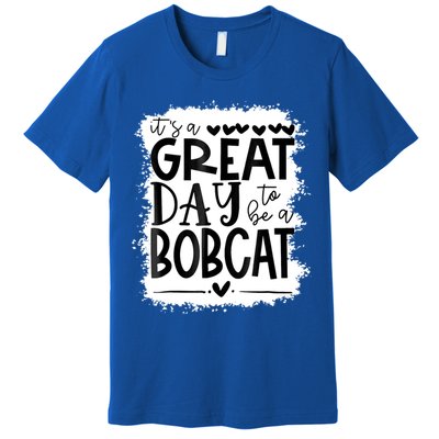 Bobcats School Sports Fan Team Spirit Mascot Gift Bleached Premium T-Shirt