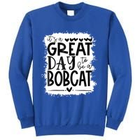 Bobcats School Sports Fan Team Spirit Mascot Gift Bleached Tall Sweatshirt