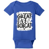 Bobcats School Sports Fan Team Spirit Mascot Gift Bleached Baby Bodysuit