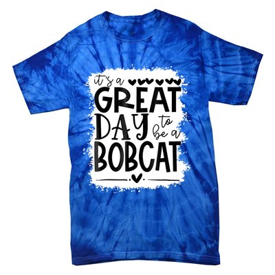 Bobcats School Sports Fan Team Spirit Mascot Gift Bleached Tie-Dye T-Shirt