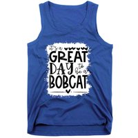 Bobcats School Sports Fan Team Spirit Mascot Gift Bleached Tank Top