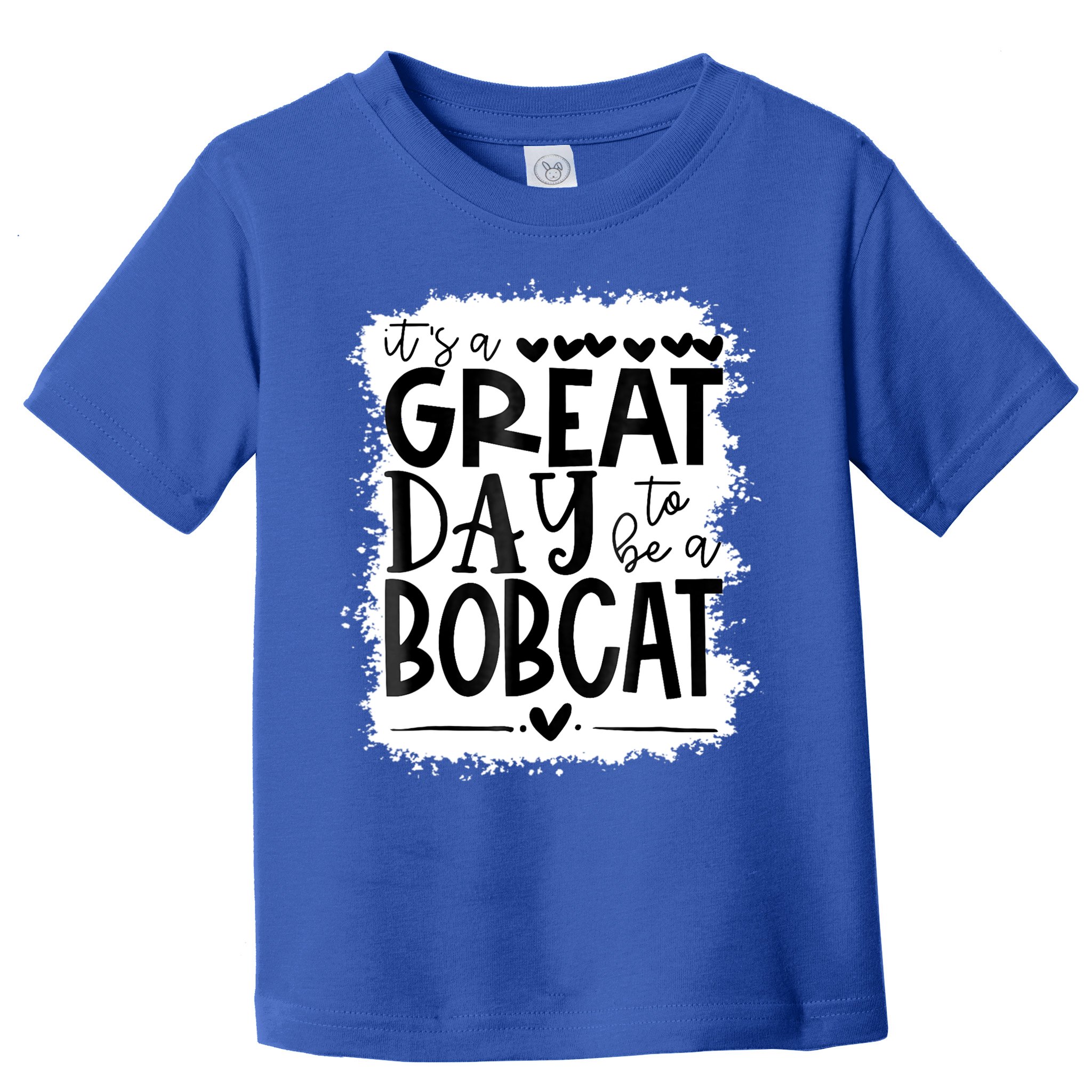 Bobcats School Sports Fan Team Spirit Mascot Gift Bleached Toddler T-Shirt