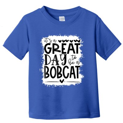 Bobcats School Sports Fan Team Spirit Mascot Gift Bleached Toddler T-Shirt