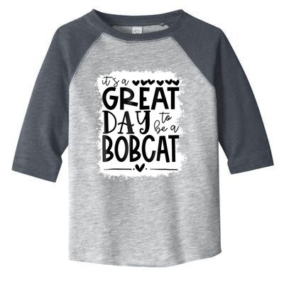 Bobcats School Sports Fan Team Spirit Mascot Gift Bleached Toddler Fine Jersey T-Shirt