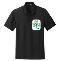 Bleach Shamrock Stethoscope Nurse St Patricks Day For Women Dry Zone Grid Polo