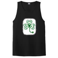 Bleach Shamrock Stethoscope Nurse St Patricks Day For Women PosiCharge Competitor Tank