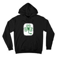 Bleach Shamrock Stethoscope Nurse St Patricks Day For Women Tall Hoodie