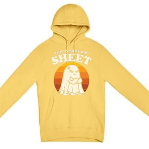 Boo Sheet Shirt This Is Some Boo Sheet Ghost Funny Retro Halloween Premium Pullover Hoodie