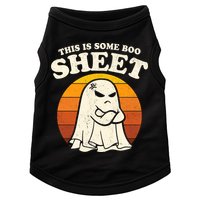 Boo Sheet Shirt This Is Some Boo Sheet Ghost Funny Retro Halloween Doggie Tank