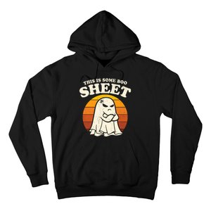 Boo Sheet Shirt This Is Some Boo Sheet Ghost Funny Retro Halloween Hoodie