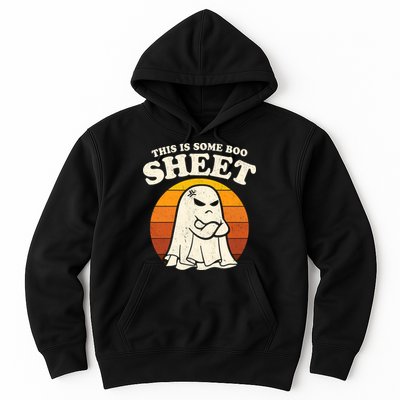 Boo Sheet Shirt This Is Some Boo Sheet Ghost Funny Retro Halloween Hoodie