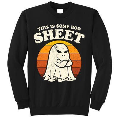 Boo Sheet Shirt This Is Some Boo Sheet Ghost Funny Retro Halloween Sweatshirt