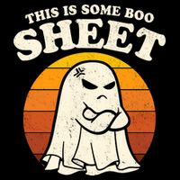 Boo Sheet Shirt This Is Some Boo Sheet Ghost Funny Retro Halloween Bucket Hat