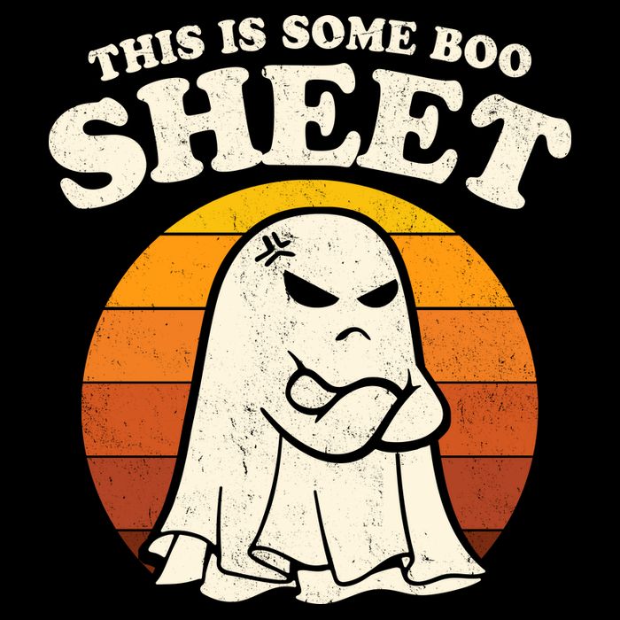 Boo Sheet Shirt This Is Some Boo Sheet Ghost Funny Retro Halloween Bucket Hat