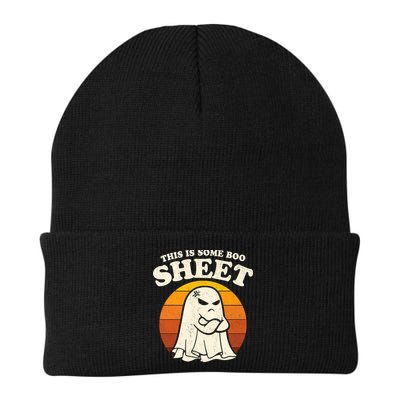 Boo Sheet Shirt This Is Some Boo Sheet Ghost Funny Retro Halloween Beanie
