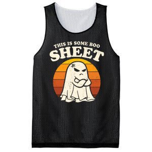 Boo Sheet Shirt This Is Some Boo Sheet Ghost Funny Retro Halloween Mesh Reversible Basketball Jersey Tank