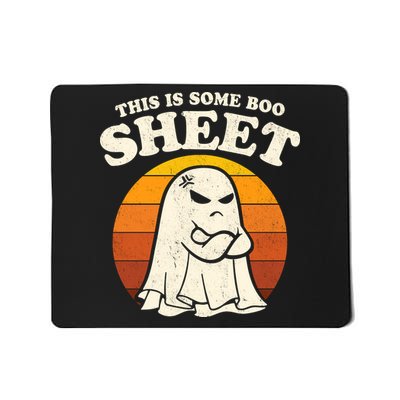 Boo Sheet Shirt This Is Some Boo Sheet Ghost Funny Retro Halloween Mousepad