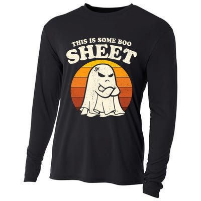 Boo Sheet Shirt This Is Some Boo Sheet Ghost Funny Retro Halloween Cooling Performance Long Sleeve Crew