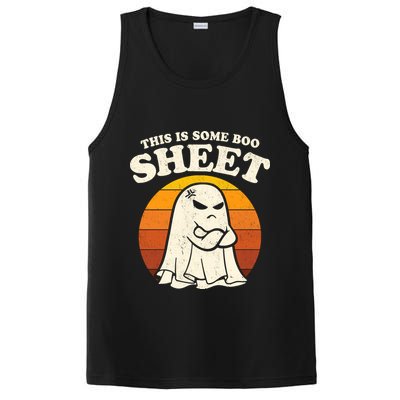 Boo Sheet Shirt This Is Some Boo Sheet Ghost Funny Retro Halloween PosiCharge Competitor Tank