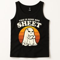 Boo Sheet Shirt This Is Some Boo Sheet Ghost Funny Retro Halloween Tank Top
