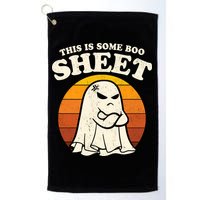 Boo Sheet Shirt This Is Some Boo Sheet Ghost Funny Retro Halloween Golf Towel
