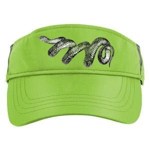 Black Snake Spirit Animal Love Reptile Fans Herp Adult Drive Performance Visor