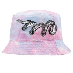 Black Snake Spirit Animal Love Reptile Fans Herp Tie-Dyed Bucket Hat