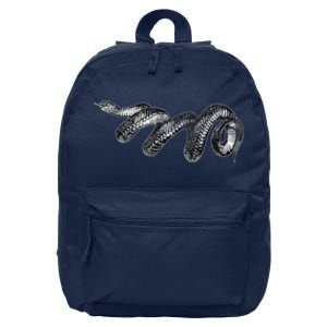 Black Snake Spirit Animal Love Reptile Fans Herp 16 in Basic Backpack