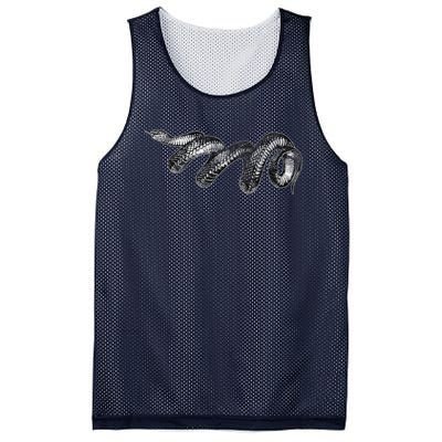 Black Snake Spirit Animal Love Reptile Fans Herp Mesh Reversible Basketball Jersey Tank