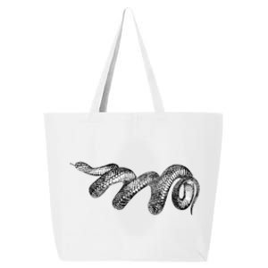 Black Snake Spirit Animal Love Reptile Fans Herp 25L Jumbo Tote