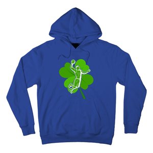 Basketball Sports Shamrock St Patricks Day Gift Hoodie