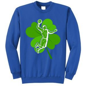 Basketball Sports Shamrock St Patricks Day Gift Sweatshirt