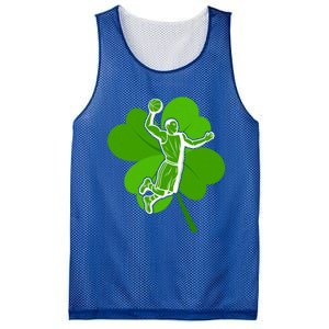 Basketball Sports Shamrock St Patricks Day Gift Mesh Reversible Basketball Jersey Tank