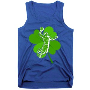 Basketball Sports Shamrock St Patricks Day Gift Tank Top