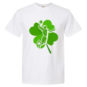 Basketball Sports Shamrock St Patricks Day Gift Garment-Dyed Heavyweight T-Shirt