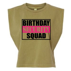 Birthday Security Squad Family Bgreat Giftday Team Cool Gift Garment-Dyed Women's Muscle Tee