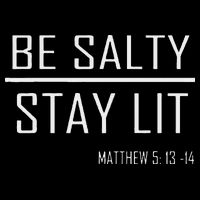 Be Salty Stay Lit Drawstring Bag