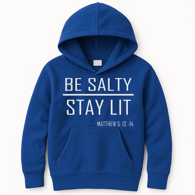 Be Salty Stay Lit Kids Hoodie