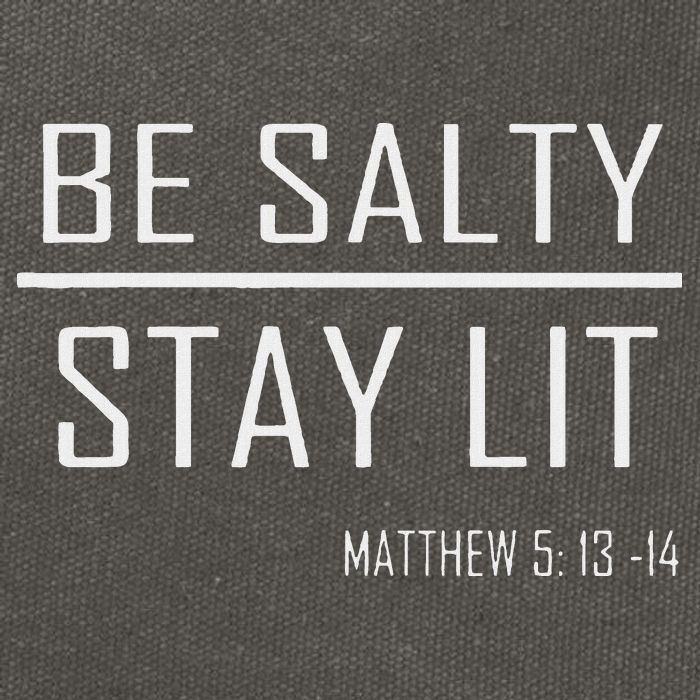 Be Salty Stay Lit Cotton Canvas Backpack