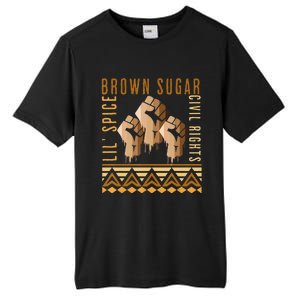 Brown Sugar Spice and Civil Rights Cute Black History Month Tall Fusion ChromaSoft Performance T-Shirt