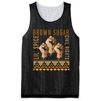 Brown Sugar Spice and Civil Rights Cute Black History Month Mesh Reversible Basketball Jersey Tank