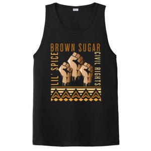 Brown Sugar Spice and Civil Rights Cute Black History Month PosiCharge Competitor Tank