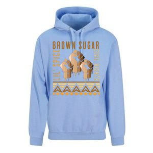 Brown Sugar Spice and Civil Rights Cute Black History Month Unisex Surf Hoodie