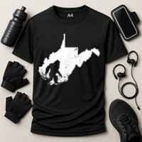 Bigfoot Sasquatch Sighted In State Of West Virginia Bigfoot Performance Shirt