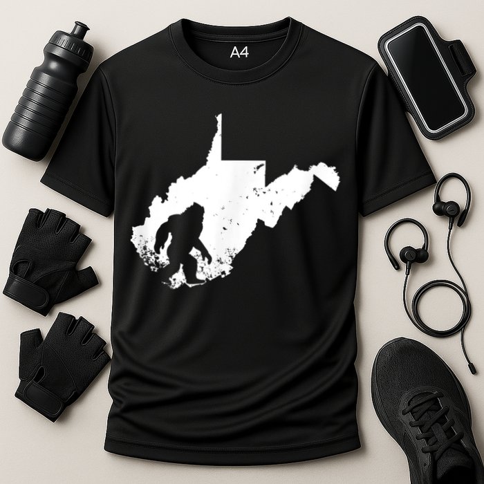 Bigfoot Sasquatch Sighted In State Of West Virginia Bigfoot Performance Shirt