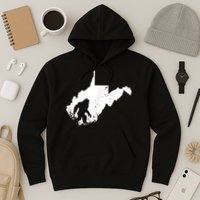 Bigfoot Sasquatch Sighted In State Of West Virginia Bigfoot Hoodie