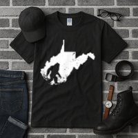 Bigfoot Sasquatch Sighted In State Of West Virginia Bigfoot Tall T-Shirt