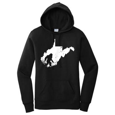 Bigfoot Sasquatch Sighted In State Of West Virginia Bigfoot Women's Pullover Hoodie