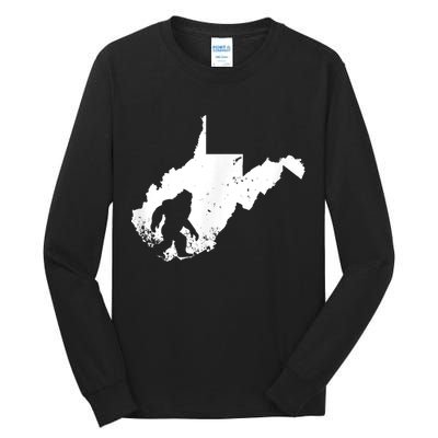 Bigfoot Sasquatch Sighted In State Of West Virginia Bigfoot Tall Long Sleeve T-Shirt
