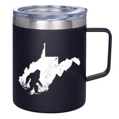 Bigfoot Sasquatch Sighted In State Of West Virginia Bigfoot 12oz Stainless Steel Coffee Mug